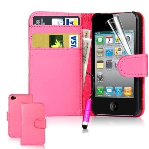iPhone 4 / 4S Wallet Folio Case Cover